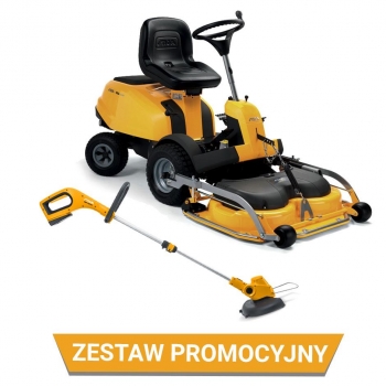 Traktorek ogrodowy STIGA PARK VILLA 15HST + AGREGAT 85 COMBI + PODCINARKA SGT 100AE
